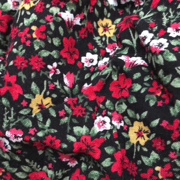 American Apparel Flower Pattern Circle Skirt - Picture 6 of 6